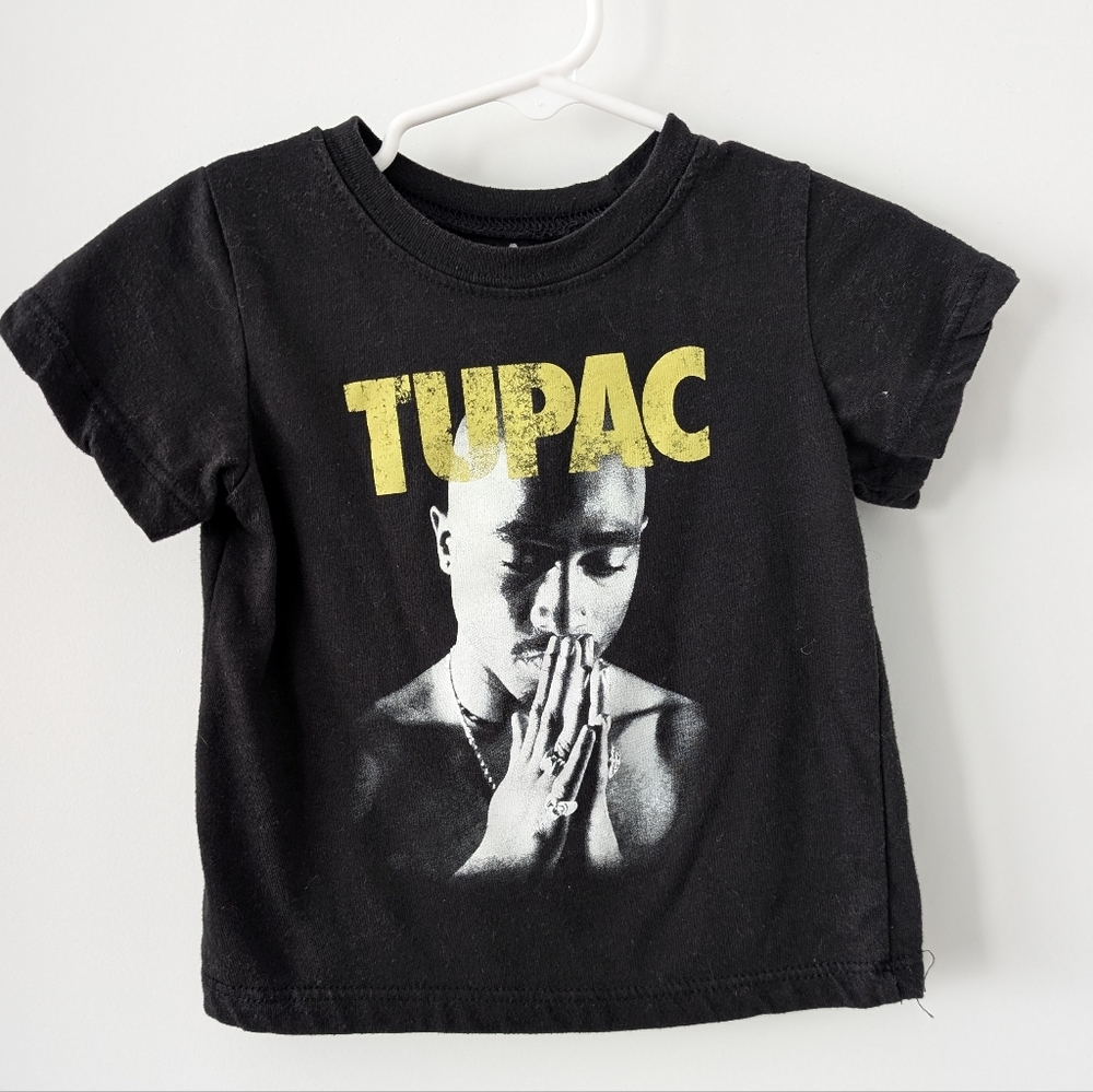 Black Tupac Toddler T-Shirt